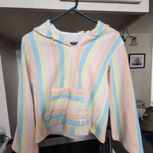 Roxy Pastel Striped Kids Hoodie